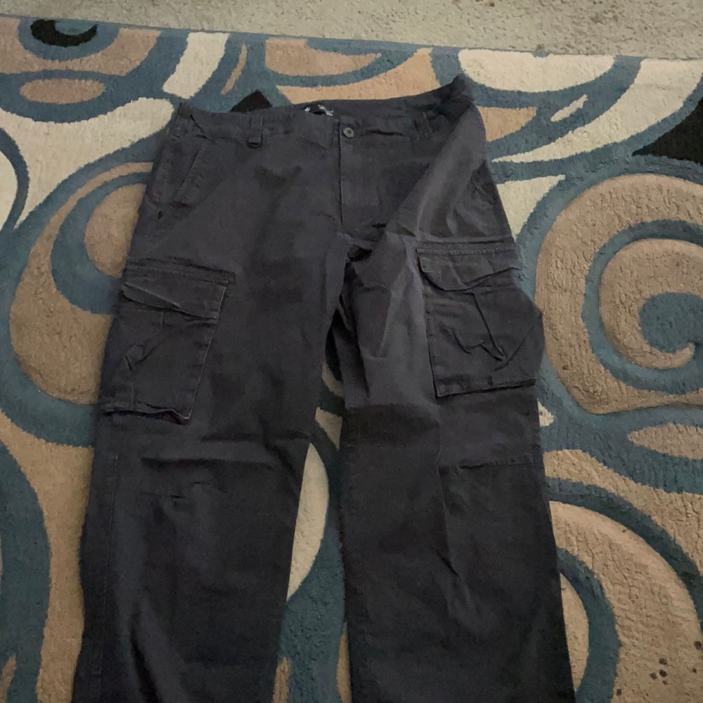 Nike sb cargo pants black dark blue idk